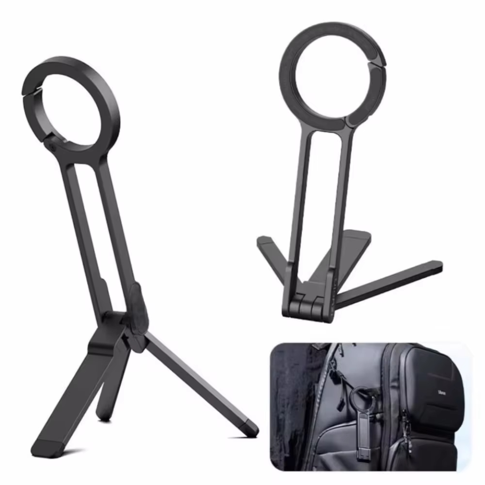 Auto Tracking Tripod - Foldable Phone Tripod Carabiner-Mounted For iPhone