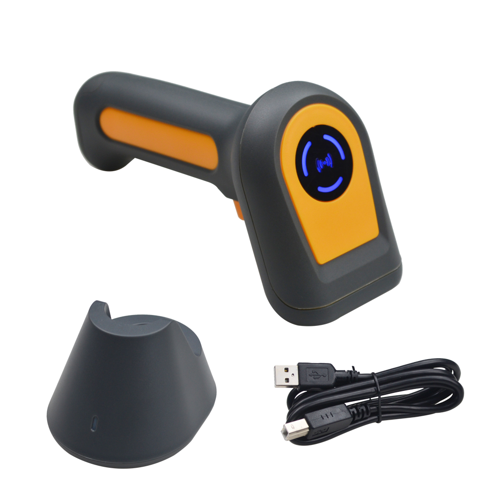Barcode Scanner Wireless - Long Range WIFI Bluetooth Wireless Handheld