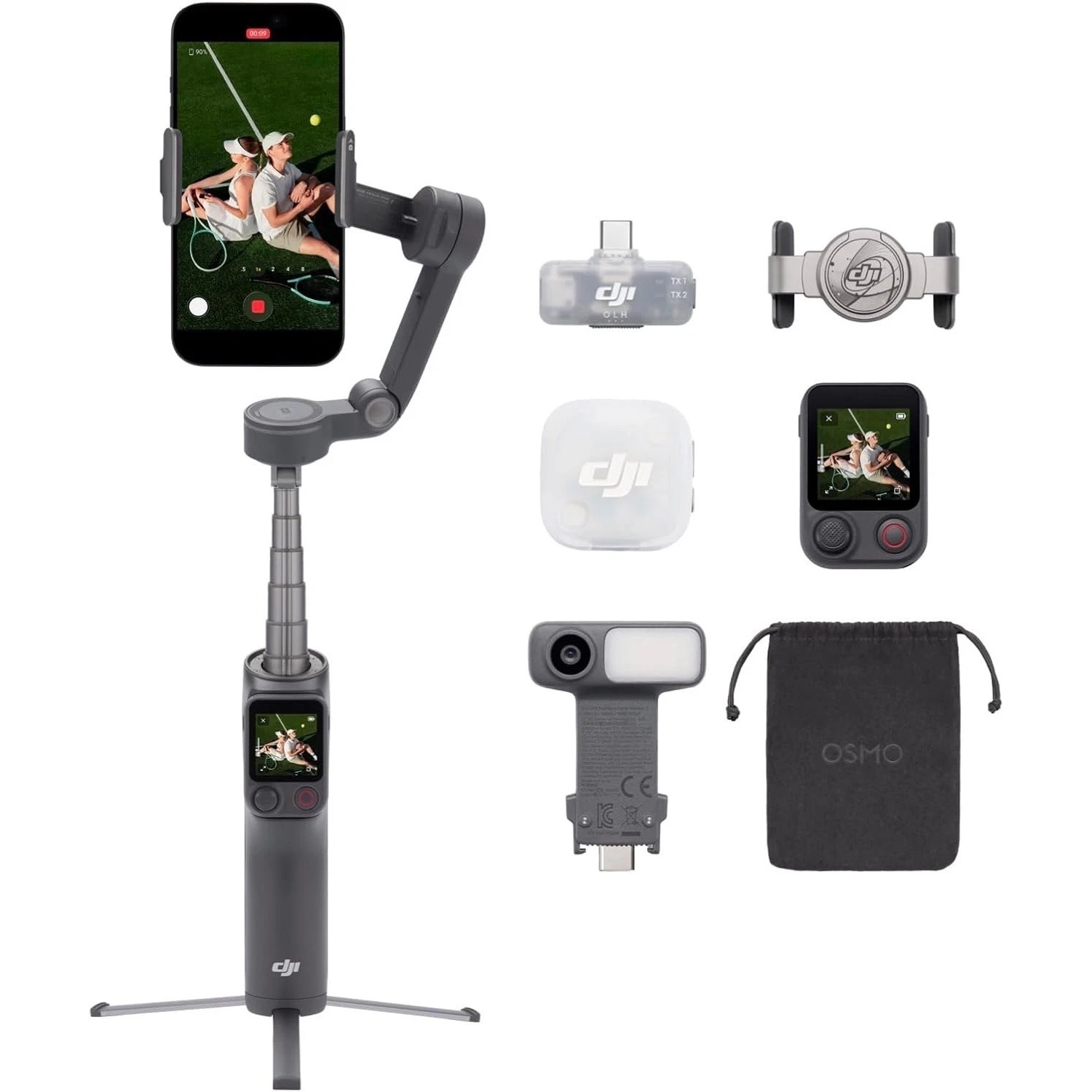 Auto Tracking Tripod - DJI Osmo Mobile 8P Creator Combo