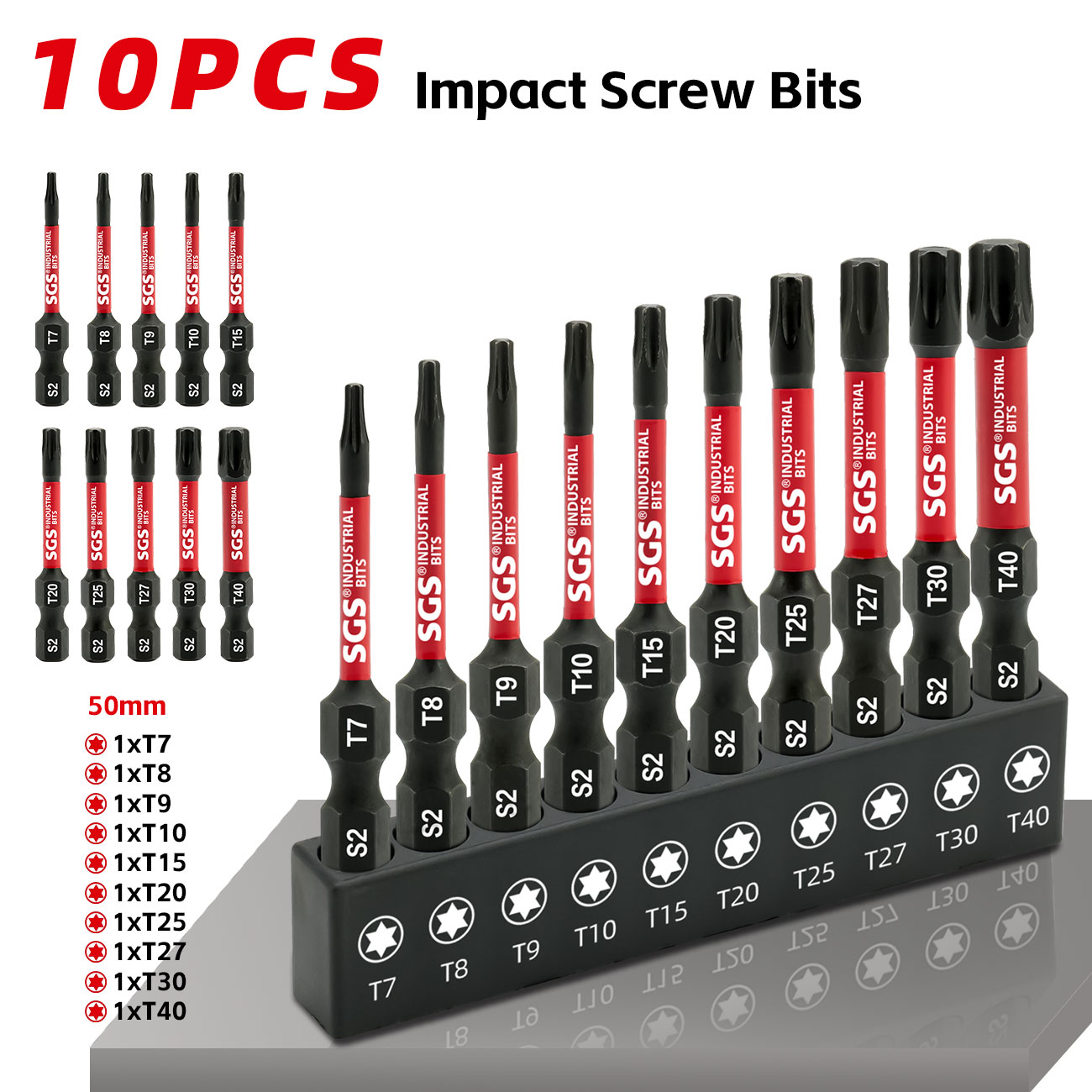 Diy Electronics Gadgets - 10-Piece Magnetic Star-Shaped Bit Set, Model: