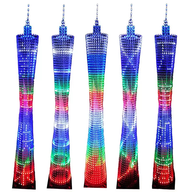 Diy Electronics Gadgets - 64 Layers Canton Tower DIY Electronic