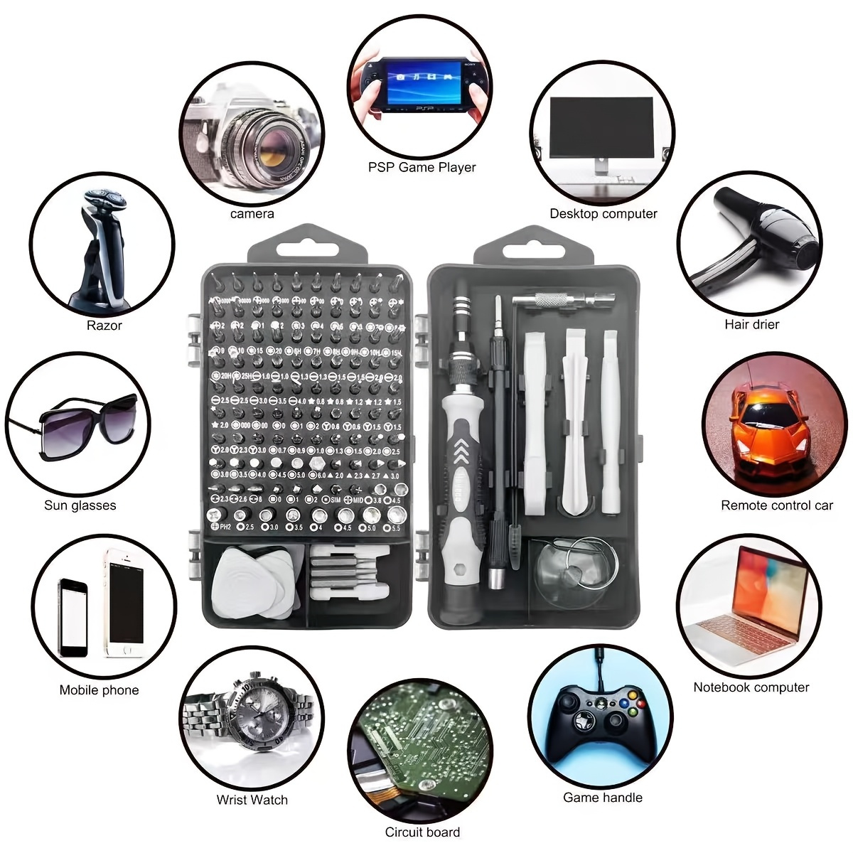 115in1 Screwdriver Bit Set, Hi - Diy Electronics Gadgets recension och pris