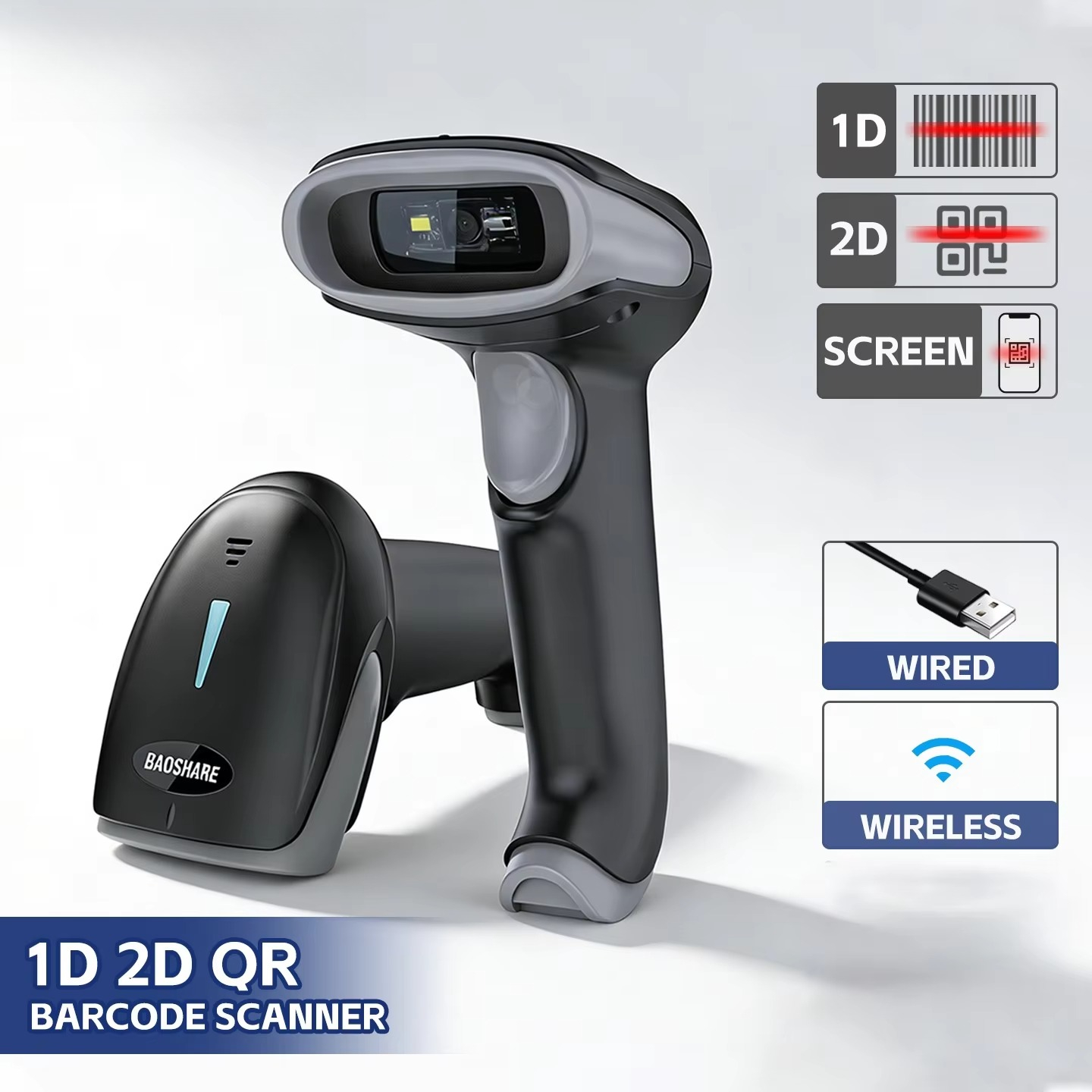 USB Wireless for 2.4G Barcode  - Barcode Scanner Wireless recension och pris