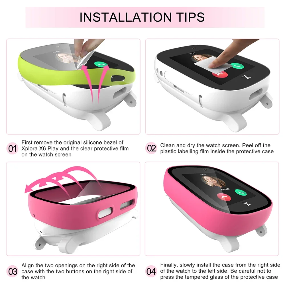 Case for Xploar X6 Play Kids S - Smart Watch Kids recension och pris