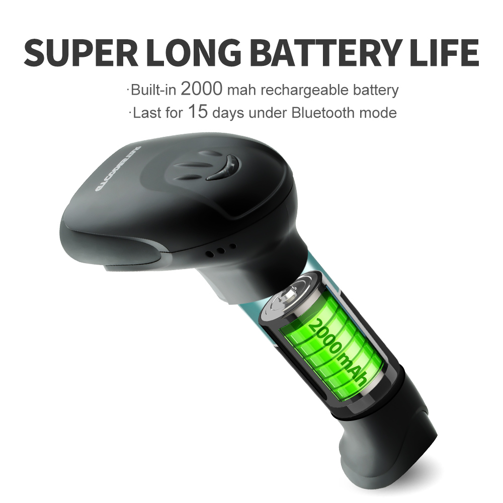 GTCODESTAR QR Wireless 1D 2D B - Barcode Scanner Wireless recension och pris