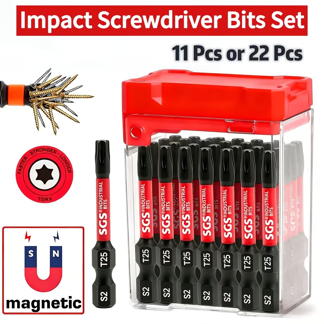 11/22-Piece T25 Torx Magnetic  - Diy Electronics Gadgets recension och pris