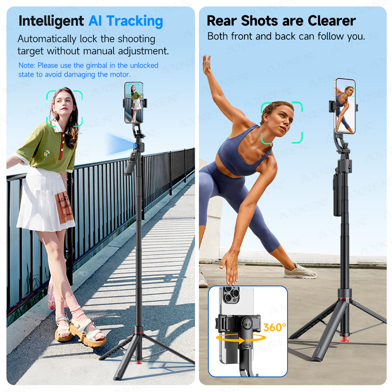 TT07 AI Face Tracking Gimbal 6 - Auto Tracking Tripod recension och pris