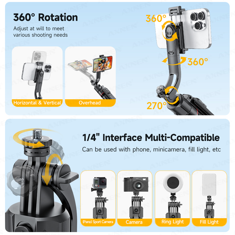 TT07 AI Face Tracking Gimbal 6 - Auto Tracking Tripod recension och pris