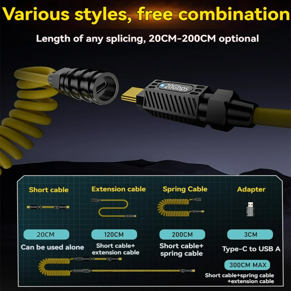 7in1 USB C Geek Data Cable DIY - Diy Electronics Gadgets recension och pris