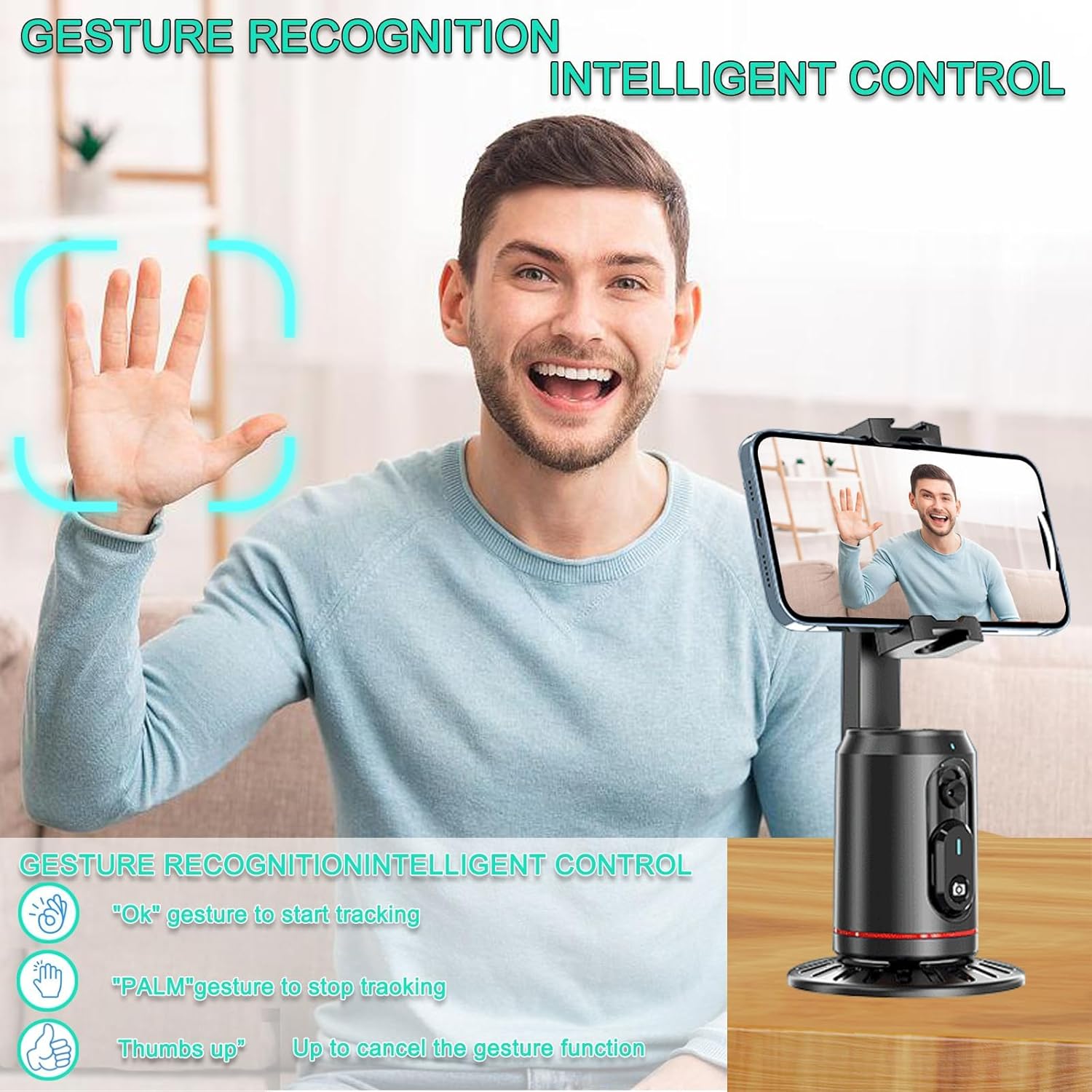 Auto Face Tracking Tripod 360° - Auto Tracking Tripod recension och pris