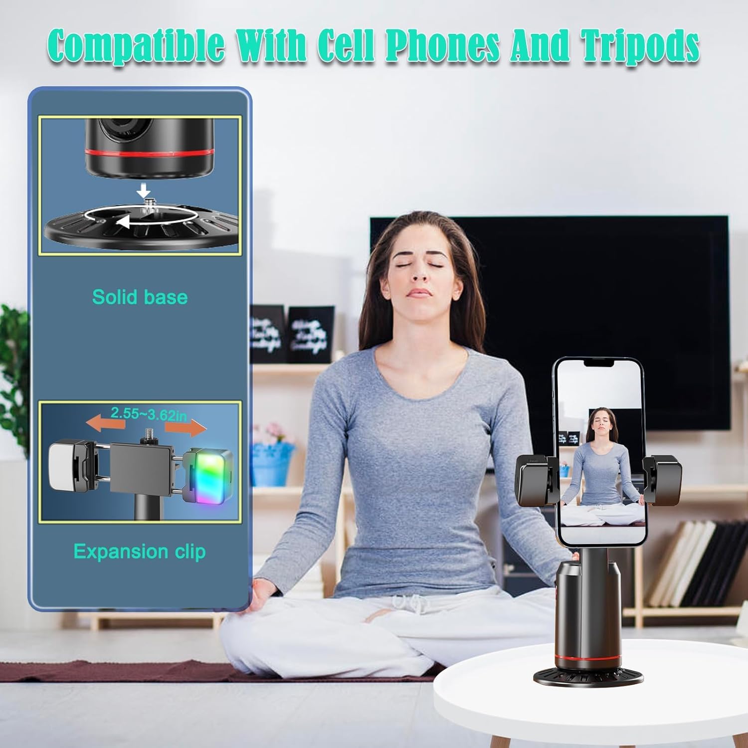 Auto Face Tracking Tripod 360° - Auto Tracking Tripod recension och pris