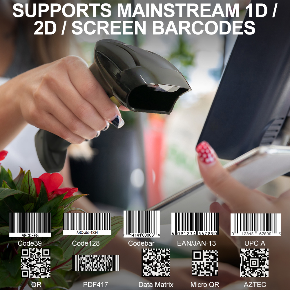 GTCODESTAR X-9301C Warehouse L - Barcode Scanner Wireless recension och pris