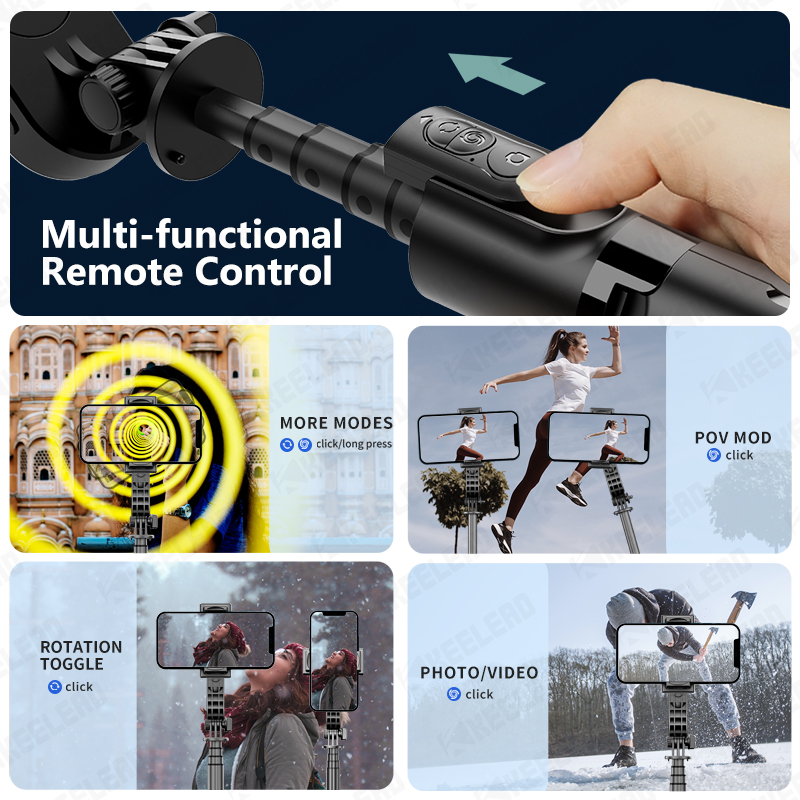 TOKQI Gimbal Stabilizer Anti-S - Auto Tracking Tripod recension och pris