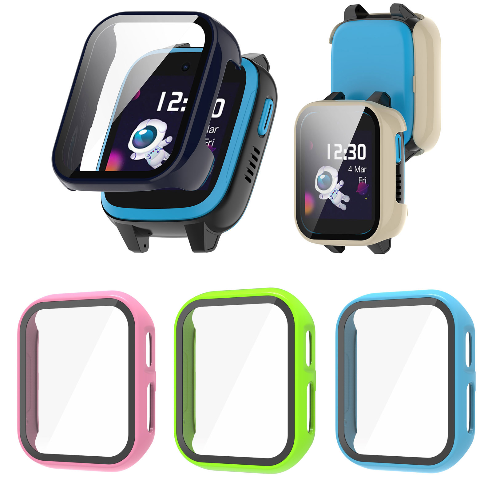 Hard Edge Shell Glass Screen P - Smart Watch Kids recension och pris