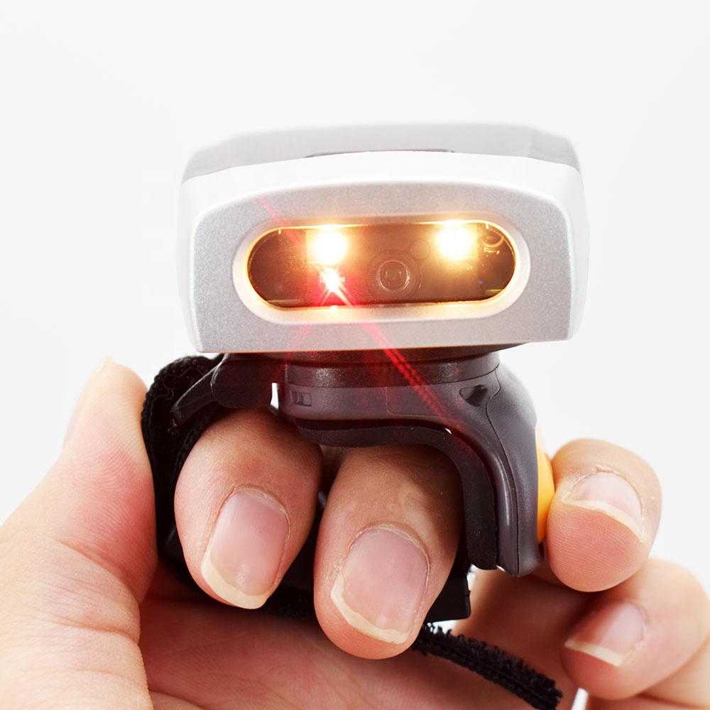 Portable Wireless 2D Ring Fing - Barcode Scanner Wireless recension och pris