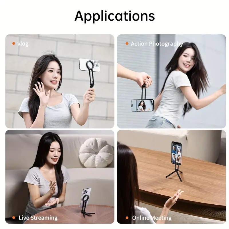 Magnetic Ring Plastic Phone Ho - Auto Tracking Tripod recension och pris
