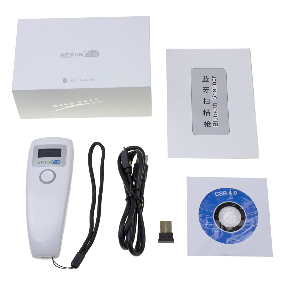 Z2S Wireless Blue Tooth 2D Bar - Barcode Scanner Wireless recension och pris