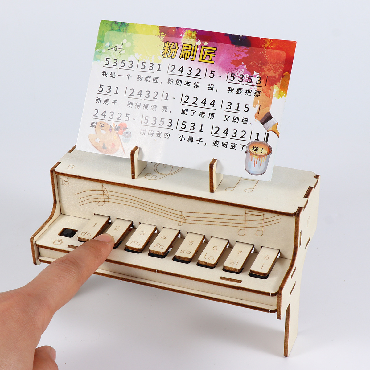 DIY Wooden Electronic Piano Mo - Diy Electronics Gadgets recension och pris