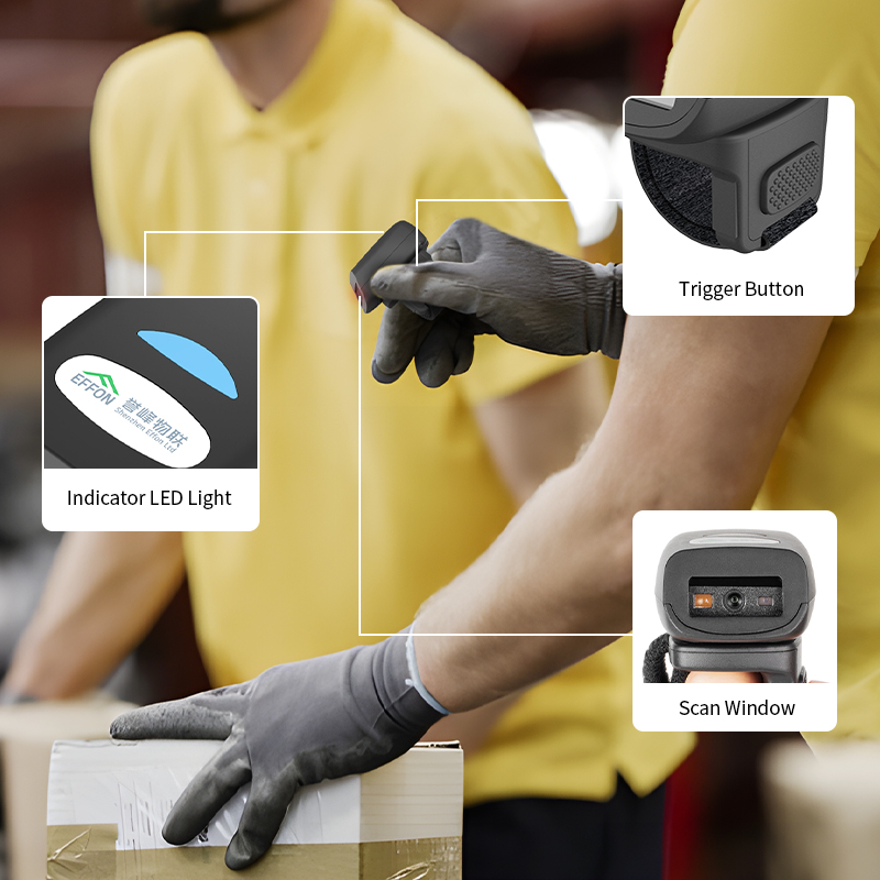 FS03 500mAh Industry-grade Min - Barcode Scanner Wireless recension och pris
